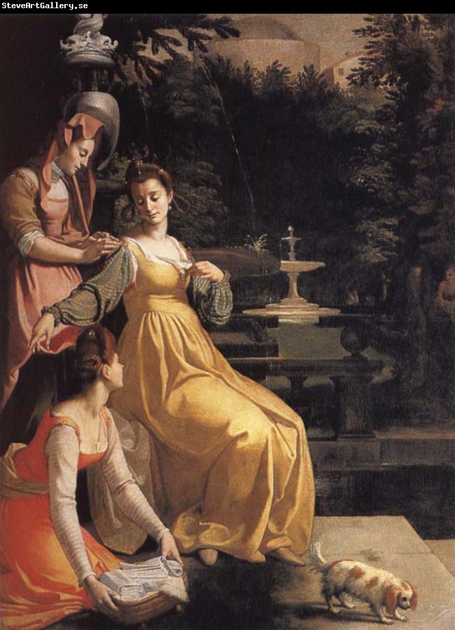 Jacopo da Empoli Susanna bathing